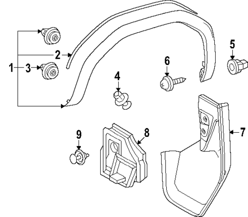 Exterior Trim - Fender for 2024 Toyota Land Cruiser #0