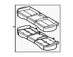 89100J9100SNJ - : 2018-2020 Hyundai Kona - Cushion Assembly for Hyundai: Kona Image