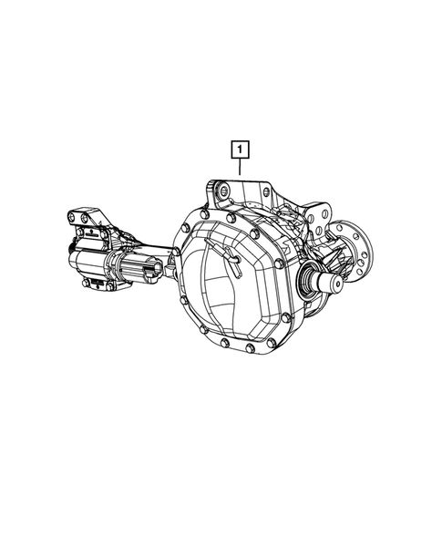 Front Axle Assembly for 2008 Dodge Ram 1500 #0