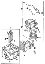 MR270489 - HVAC: Heater Assembly for Mitsubishi Image