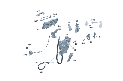 Front Locking System for 2021 Mercedes-Benz S500 #0