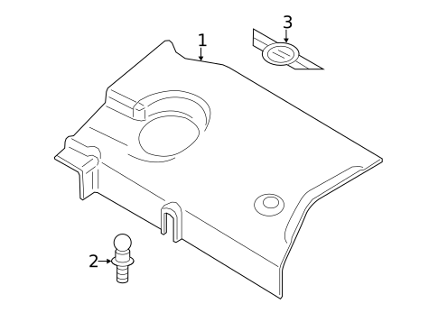 Engine Appearance Cover for 2014 Mini Cooper Countryman #0