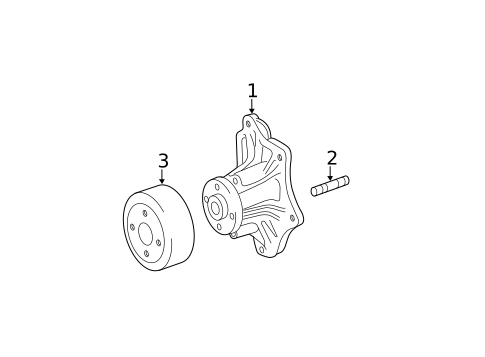 Water Pump for 2009 Toyota Camry #0
