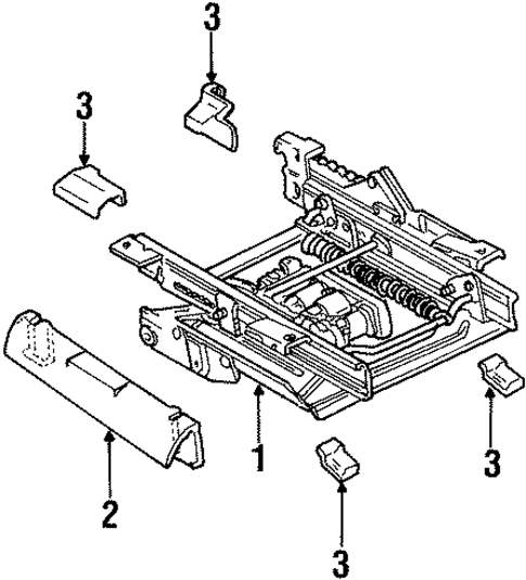 Tracks & Components for 1995 Ford Crown Victoria #1