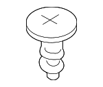 7146982378 - : Roof Molding Screw for Mini: Cooper Image