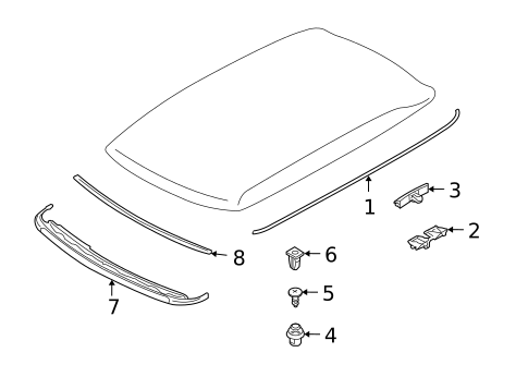 Exterior Trim - Roof for 2013 Mini Cooper #0