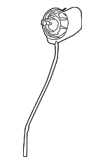 893809937 - Body: Drain Hose for Audi: 90, 90 Quattro, A3, A3 Quattro, A4, A4 Quattro, A5, A5 Quattro, A6, A6 Quattro, Allroad Quattro, Cabriolet, RS4, RS5, S4, S5, S6 Image