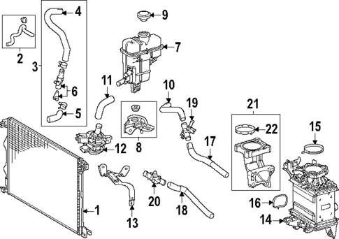 Intercooler for 2025 Lexus TX350 #0