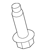 6509274AA - Steering: Rear Cover Bolt for Chrysler: 200 | Dodge: Dart | Jeep: Cherokee | Ram: ProMaster 1500, ProMaster 2500, ProMaster 3500 Image