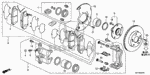 45022TK6A01 - Chassis: PAD SET, FR. (AK NS236H EF) for Honda Image