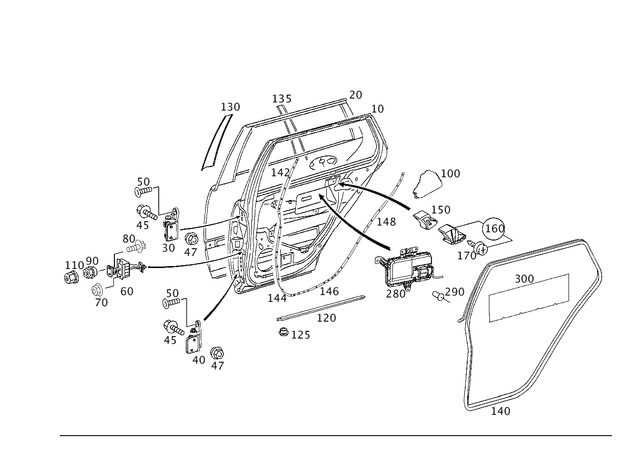 2037371235 - : Rail for Mercedes-Benz Image