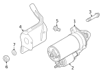 7129903798 - Electrical: Solenoid Mount Bolt for BMW Image