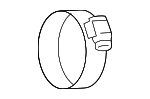 Engine Coolant Reservoir Hose Clamp