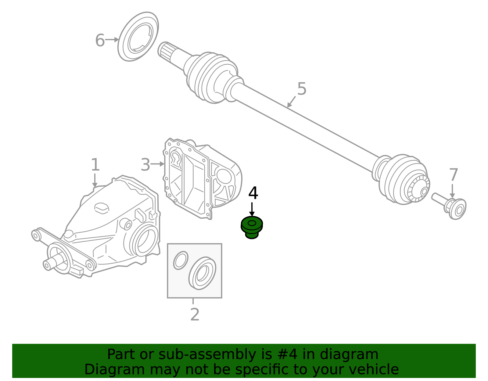 33117525064 - 2007-2025 BMW Differential Cover Drain Plug (33-11-7