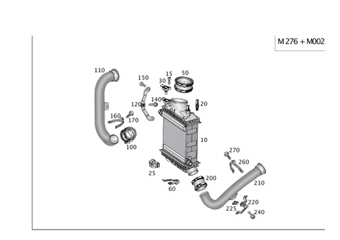 Charge Air Cooling for 2015 Mercedes-Benz ML400 #0