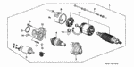 31217PC2006 - Engine: SCREW-WASHER (4X28) (MITSUBA) for Honda Image