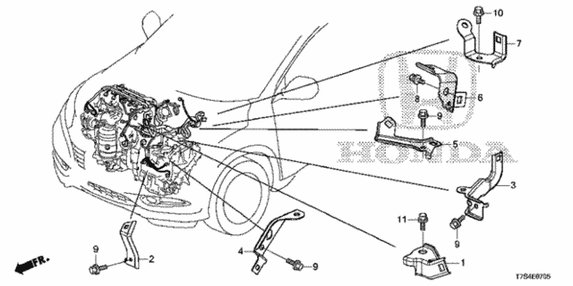 Engine Wire Harness Stay for 2019 Honda HR-V #0