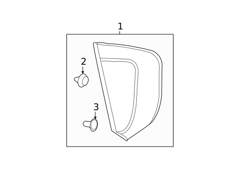 Exterior Trim - Quarter Panel for 2017 Subaru Legacy #0