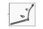 678880C050 - : Lower Weather-Strip for Toyota Image