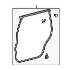 678710C060 - Body: Surround Weather-strip for Toyota: Sequoia Image