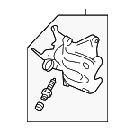 5K0615423A - Brakes: Caliper for Volkswagen Image