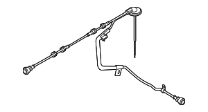 1K0927904AS - Brakes: 2006-2014 Volkswagen - ABS Sensor Wire for Volkswagen: Golf, GTI, R32, Rabbit Image