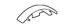 20692100009051 - Body: Seat Hinge Cover for Mercedes-Benz Image