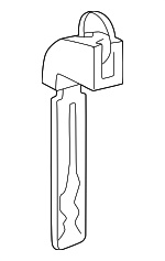 69515K0020 - Electrical: Key for Toyota Image