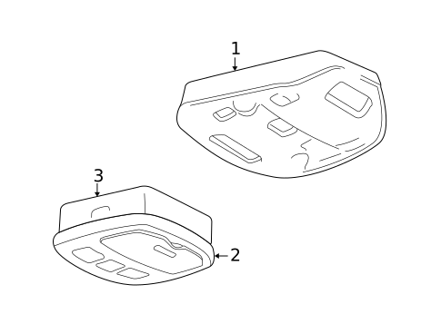 Overhead Console for 2004 Cadillac Seville #0