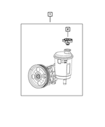 68225509AC - Steering: Power Steering Pump for Ram: 2500, 3500 Image
