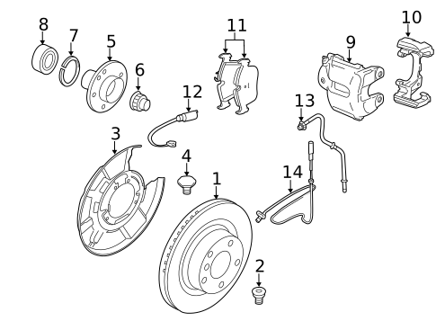 Anti-Lock Brakes for 2013 BMW 128i #2