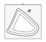 878202C001 - : Quarter Glass for Hyundai Image