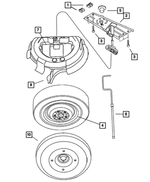 4743334AA - Wheels, Covers and Jacks: Spare Wheel for Mopar Image