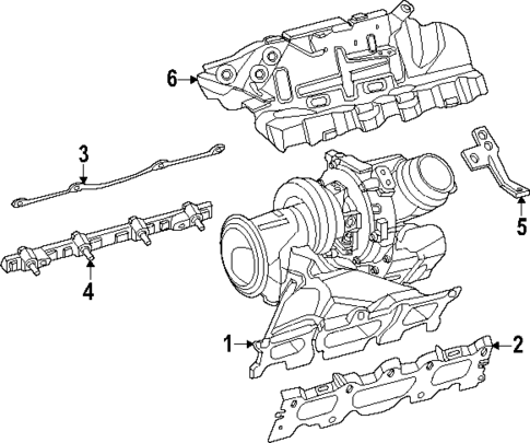 Turbocharger & Components for 2024 Mercedes-Benz CLE300 #1