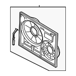 95510625800 - Cooling System: Fan Shroud for Porsche: Cayenne Image