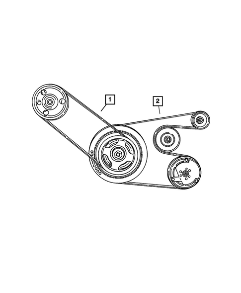 Drive Belts for 2004 Dodge Caravan #0