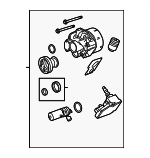 LR077391 - Universals &amp; Rear Axle: Viscous Coupler for Land-Rover Image