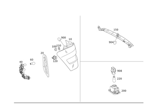Rear Illumination for 2012 Mercedes-Benz GLK350 #0