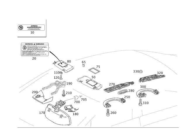 2038170520 - Covering and Lining: Information Label for Mercedes-Benz: 180C, 300S, 400SE, 400SEL, 500SEC, 500SEL, 500SL, 600SEL, 600SL, C230, C240, C280, C32 AMG, C320, C350, C43 AMG, C55 AMG, CL500, CL55 AMG, CL550, CL600, CL63 AMG, CLK320, CLK350, CLK430, CLK500, CLK55 AMG, CLK550, CLK63 AMG, CLS500, CLS55 AMG, CLS550, CLS63 AMG, E320, E430, E500, E55 AMG, G55 AMG, G550, G550 4x4, G63 AMG, G65 AMG, GL320, GL550, ML320, ML430, ML500, ML55 AMG, ML550, ML63 AMG, R320, R350, R500, S420, S430, S55 AMG, S600, SL500, SL55 AMG, SL550, SL600, SL65 AMG, SLR McLaren Image image
