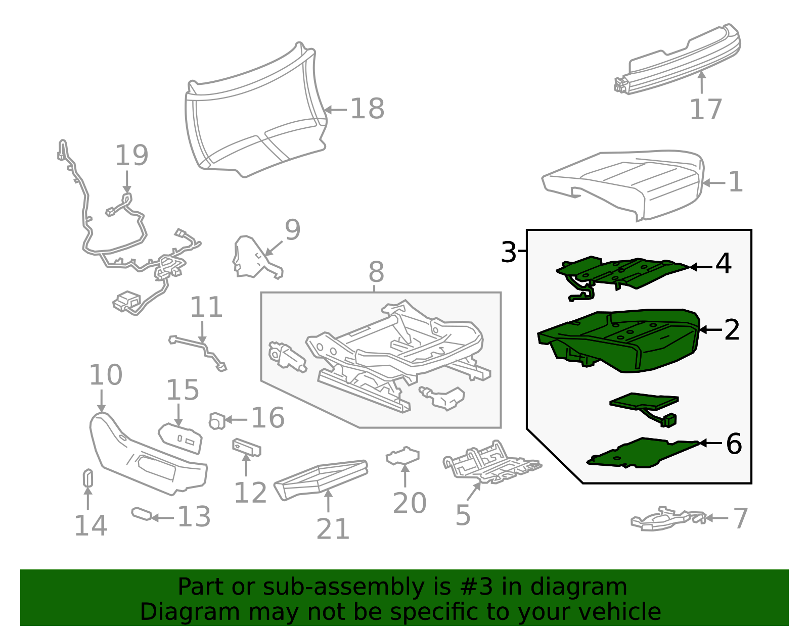 2022-2024 Cadillac Passenger Discriminating Sensor 85529136 ...