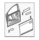 84453628 - Body: Door Shell for GM Image