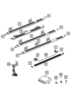 68461581AA - Exterior Ornamentation: Power Running Board Motor, Left for Mopar Image