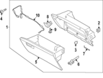 RB5Z7806024BA - : Glove Box Assembly for Ford Image