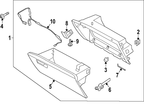 Glove Box for 2025 Ford Explorer #0