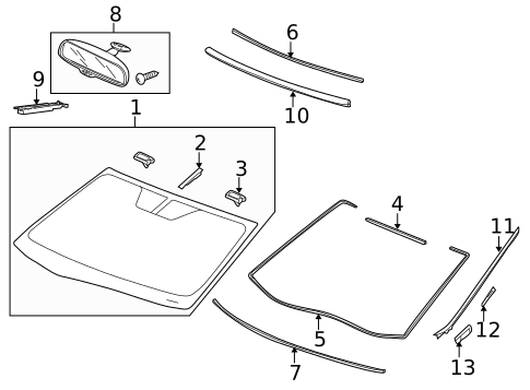 Reveal Moldings for 2010 Acura ZDX #0