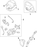 4510008131B1 - Steering: Steering Wheel for Toyota: Sienna Image