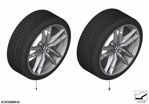 Complete Wheel Winter for 2017 BMW X3 M #0
