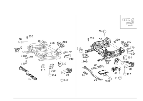 Seat Adjustment for 2008 Mercedes-Benz C350 #0