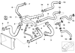 11531312241 - Engine: Water Hose for BMW Image
