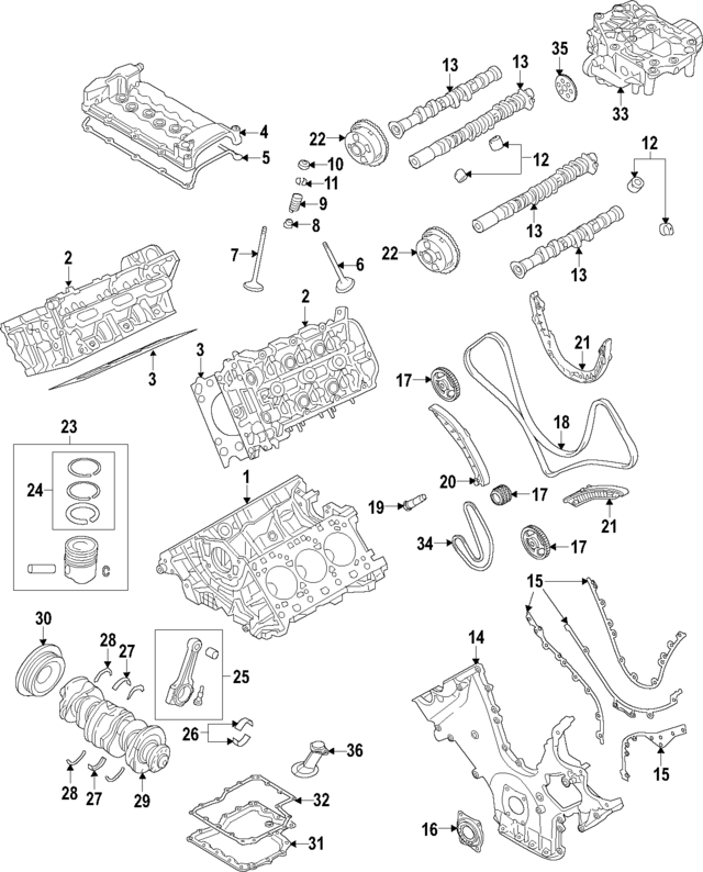 95510567500 - Engine: Valve Seals for Porsche Image